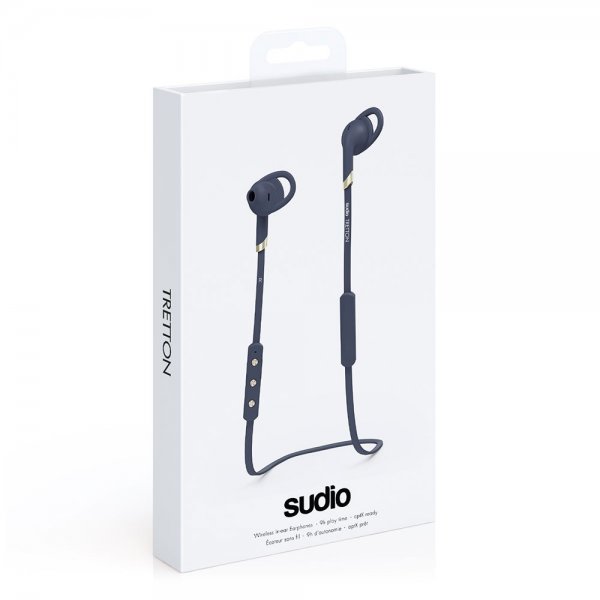 Sudio Tretton Trådløse Høretelefoner Sport Wing Tip In-Ear Classic Blue
