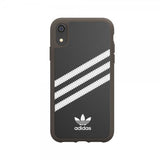 Adidas iPhone Xr Cover OR 3 Stripes Snap Case PU SS19 Sort Hvid