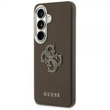 Guess Samsung Galaxy S26 Cover 4G Logo Grained Brun