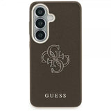 Guess Samsung Galaxy S26 Cover 4G Logo Grained Brun