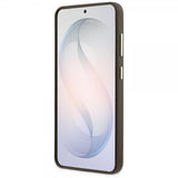 Guess Samsung Galaxy S26 Cover 4G Logo Grained Brun