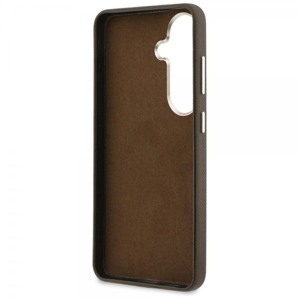 Guess Samsung Galaxy S26 Cover 4G Logo Grained Brun