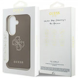 Guess Samsung Galaxy S26 Cover 4G Logo Grained Brun