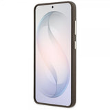 Guess Samsung Galaxy S26 Plus Cover 4G Logo Grained Brun