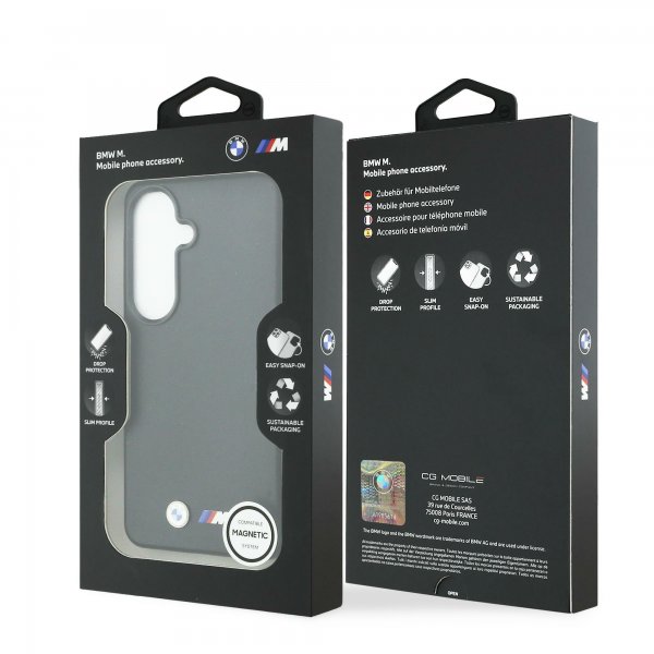 BMW Samsung Galaxy S26 Plus Cover M Logo MagSafe Sort