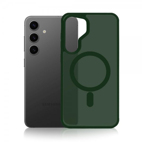 3mk Samsung Galaxy S25 Cover Smoke MagCase Grøn