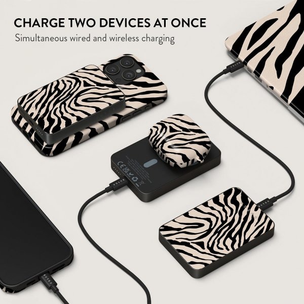 Burga Powerbank MagSafe 5000 mAh Imperial Metalgrå