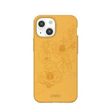 Pela iPhone 13 Mini Cover Classic Honey Hive Edition