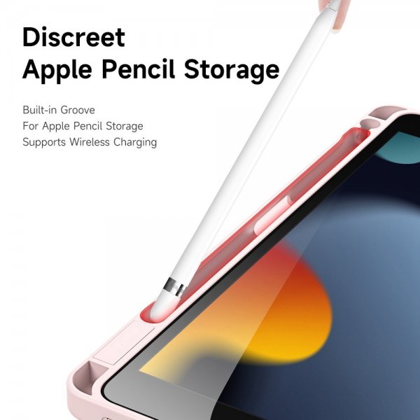 Dux Ducis iPad 10.2 (gen 7/8/9) Cover Magisk Serie Pink