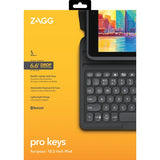 ZAGG iPad 10.2 (gen 7/8/9) Cover med Tastatur Pro Keys Sort Nordisk Grå