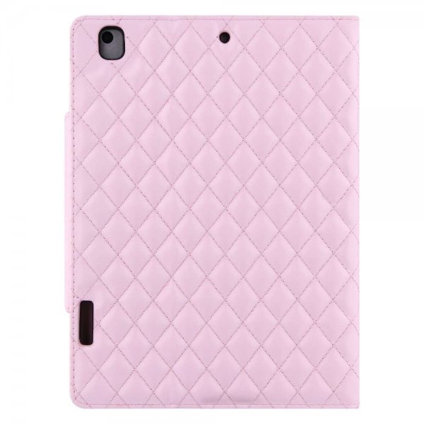 iPad 10.2 (gen 7/8/9) Cover Rhombusmønster Rosa