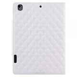 iPad 10.2 (gen 7/8/9) Cover Rhombusmønster Hvid