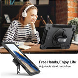 4smarts iPad 10.2 (gen 7/8/9) Skal Rugged Case Grip Sort
