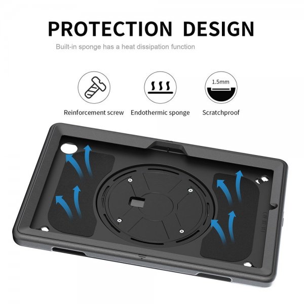 4smarts iPad 10.2 (gen 7/8/9) Skal Rugged Case Grip Sort