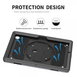 4smarts iPad 10.2 (gen 7/8/9) Skal Rugged Case Grip Sort