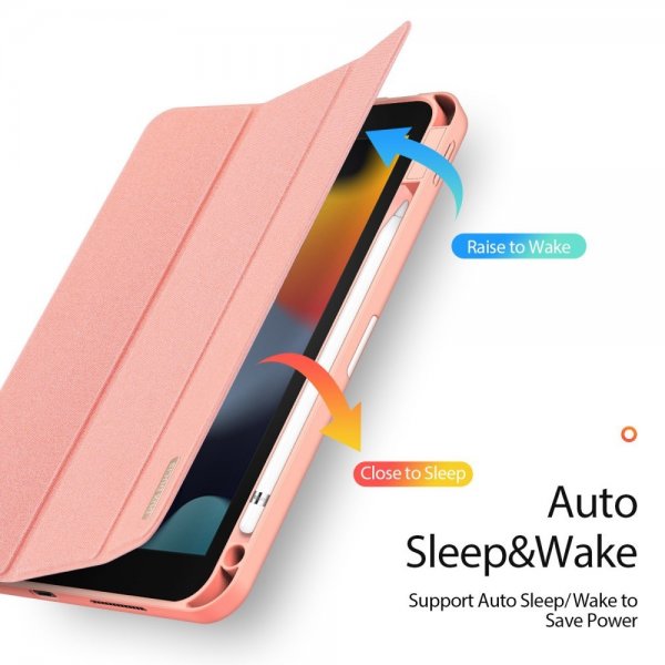 Dux Ducis iPad 10.9 (gen 10)/iPad 11 (A16) Cover DOMO Series Rosafarvet