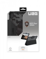 Urban Armor Gear (UAG) iPad 10.9 (gen 10)/iPad 11 (A16) Cover Plyo Folio Midnight Camo
