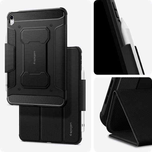 Spigen iPad 10.9 (10. generation)/iPad 11 (A16) Cover Rugged Armor Pro Sort