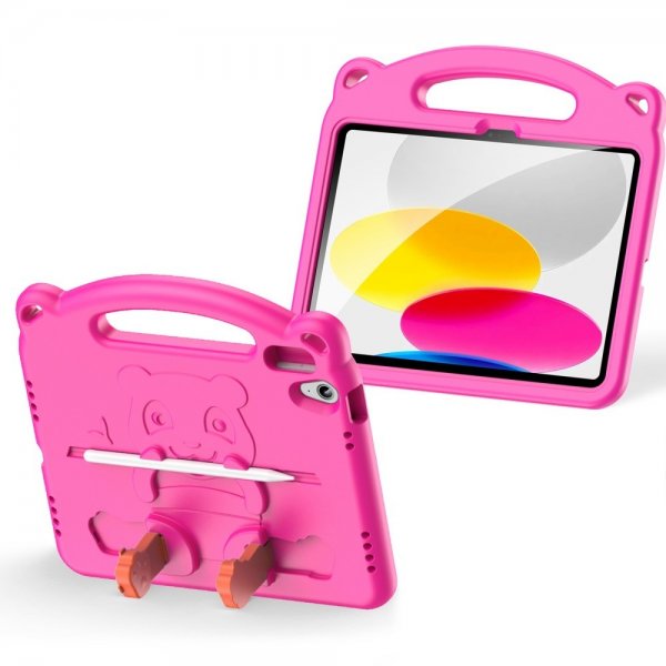 Dux Ducis iPad 10.9 (gen 10)/iPad 11 (A16) Cover Panda Magenta