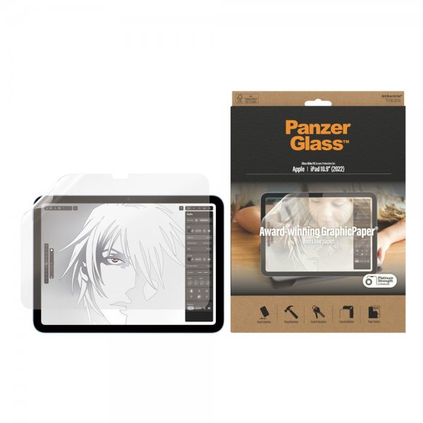 PanzerGlass iPad 10.9 (10. generation)/iPad 11 (A16) Skærmbeskyttelse GraphicPaper
