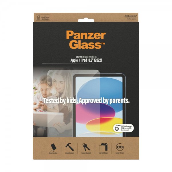 PanzerGlass iPad 10.9 (gen 10)/iPad 11 (A16) Skærmbeskyttelse Ultra-Wide Fit