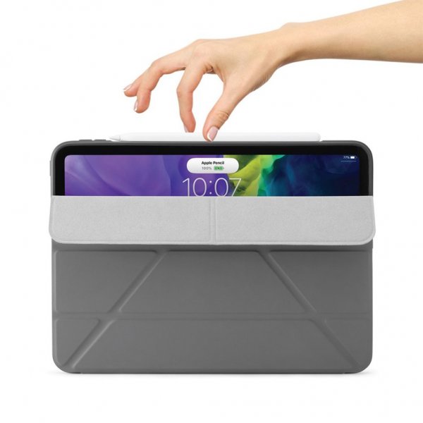 Pipetto iPad Pro 11 (gen 2/3/4) Origami Cover Grå