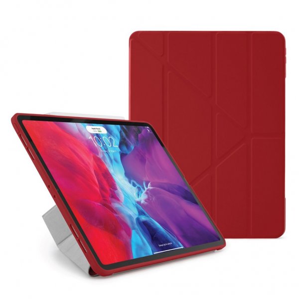 Pipetto iPad Pro 12.9 (gen 4/5/6) Origami Etui Rød