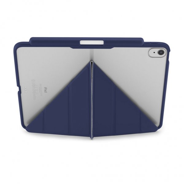 Pipetto iPad 10.9 (gen. 10)/iPad 11 (A16) Cover Origami No3 Pencil Case Mørkeblå