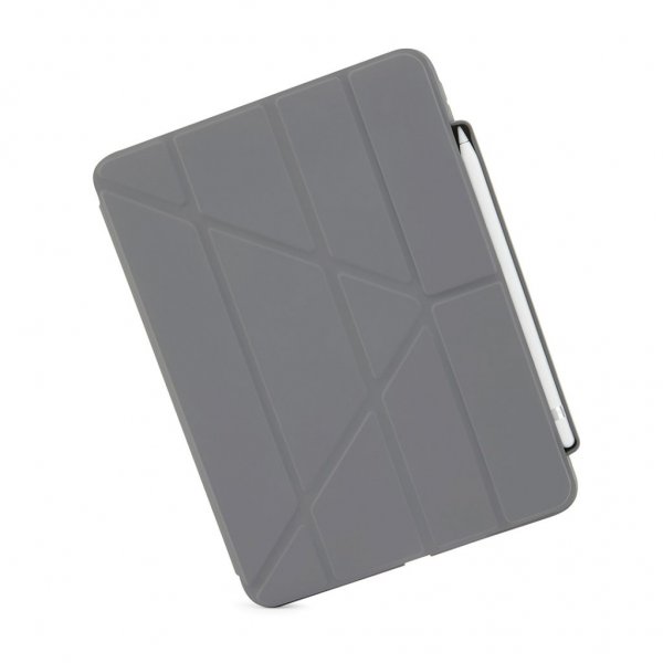Pipetto iPad 10.9 (gen 10)/iPad 11 (A16) Cover Origami No3 Pencil Case Mørkegrå