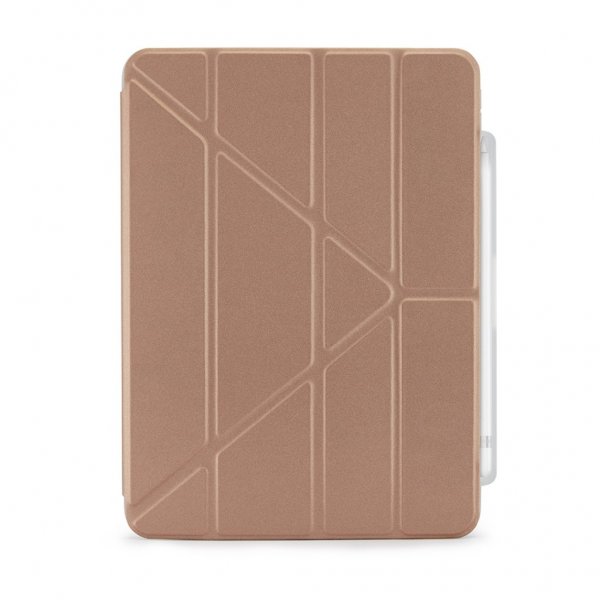 Pipetto iPad 10.9 (10. gen)/iPad 11 (A16) Cover Origami No3 Pencil Case Rosaguld