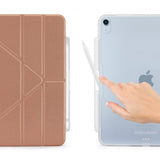 Pipetto iPad 10.9 (10. gen)/iPad 11 (A16) Cover Origami No3 Pencil Case Rosaguld