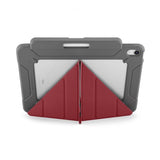 Pipetto iPad 10.9 (Gen 10)/iPad 11 (A16) Cover Origami No2 Pencil Shield Mørkerød