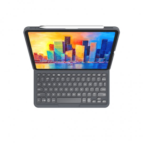 ZAGG iPad Air 10.9 (gen 4/5) Etui med tastatur Pro Keys Sort Grå