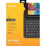 ZAGG iPad Air 10.9 (gen 4/5) Etui med tastatur Pro Keys Sort Grå
