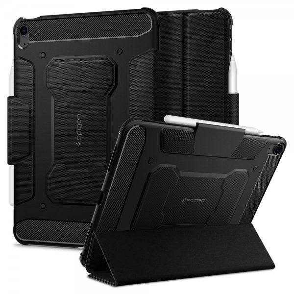 Spigen iPad Air 10.9 2020/2022 Cover Rugged Armor Pro Sort