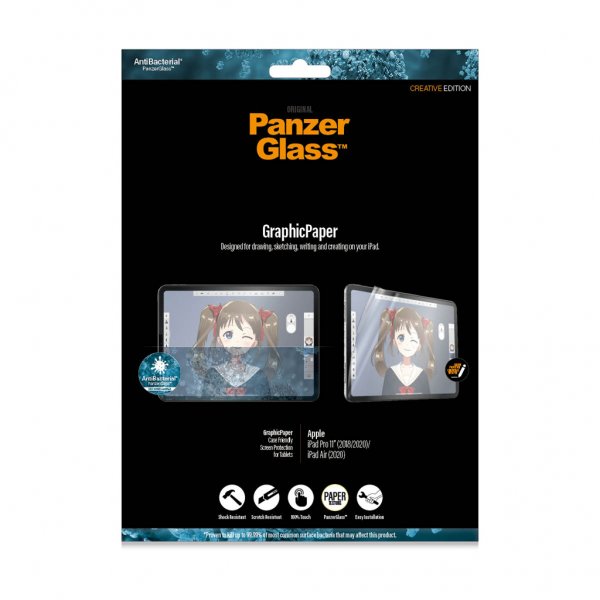 PanzerGlass iPad Air 10.9 (gen 4/5)/iPad Pro 11 (gen 1/2/3/4) Skærmbeskyttelse GraphicPaper