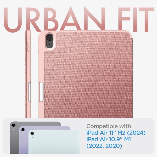 Spigen iPad Air 11 (M2/M3/M4) Cover Urban Fit Rosaguld