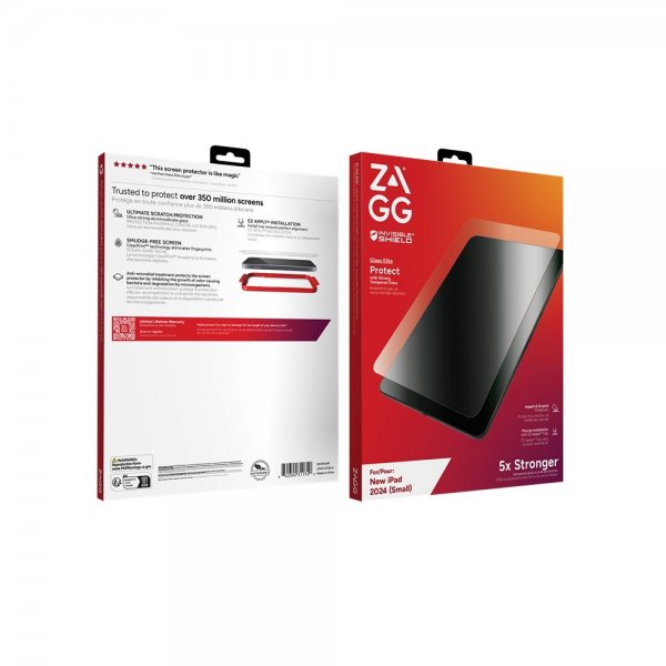ZAGG InvisibleShield iPad Air 11 (M2/M3/M4) Skærmbeskyttelse Glass Elite