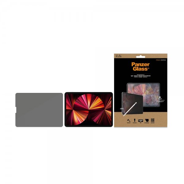 PanzerGlass iPad Air 10.9 (gen 4/5)/iPad Pro 11 (gen 1/2/3/4) Skærmbeskyttelse Edge-to-Edge Case Friendly Privacy