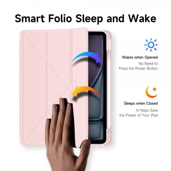Dux Ducis iPad Air 11 (M2/M3/M4) Cover Magi Series Rosa
