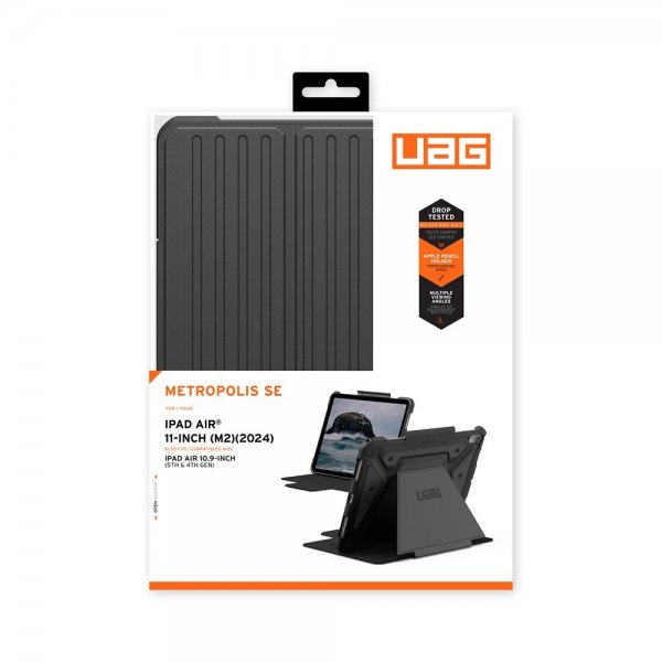 Urban Armor Gear (UAG) iPad Air 11 (M2/M3/M4) Cover Metropolis SE Sort