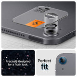 Spigen iPad Air 11 (M2/M3/M4)/iPad Air 13 (M2/M3/M4) Kamerabeskytter GLAS.tR EZ Fit Optik Pro Space Grey