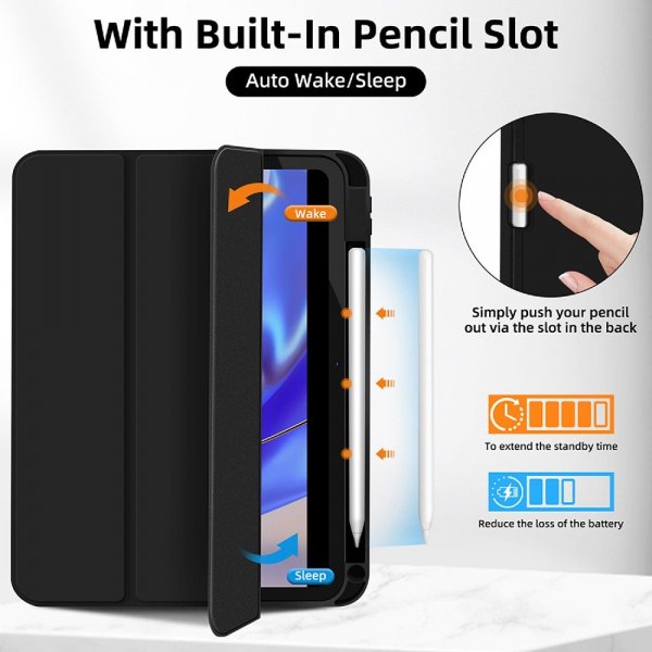 4smarts iPad Air 11 (M2/M3/M4)/iPad Pro 11 (gen 2/3/4) Etui Folio Case Basic Sort