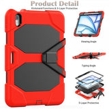 iPad Air 11 (M2/M3/M4) Cover Heavy Duty Armor Rød