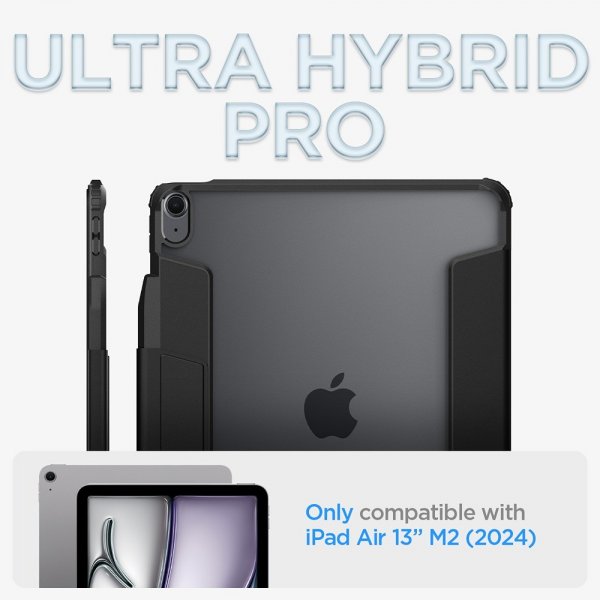 Spigen iPad Air 13 (M2/M3/M4) Cover Ultra Hybrid Pro Sort
