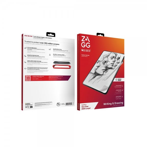 ZAGG InvisibleShield iPad Air 13 (M2/M3/M4) Skærmbeskyttelse Fusion Canvas