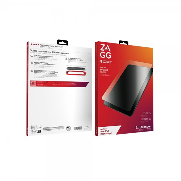 ZAGG InvisibleShield iPad Air 13 (M2/M3) Skærmbeskyttelse Glass Elite