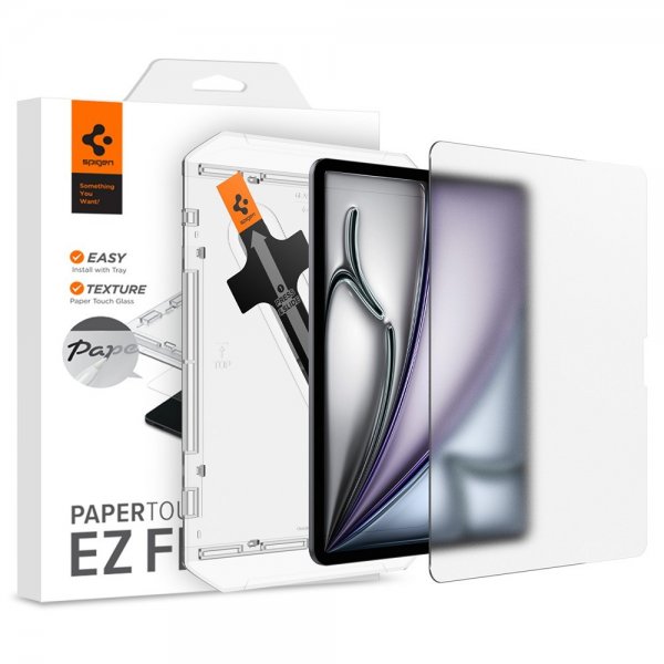 Spigen iPad Air 13 (M2/M3/M4) Skærmbeskyttelse Paper Touch EZ Fit