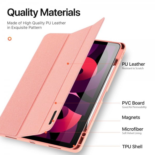 Dux Ducis iPad Air 13 (M2/M3/M4) Cover DOMO Series Rosa