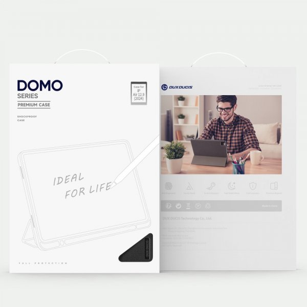 Dux Ducis iPad Air 13 (M2/M3/M4) Cover DOMO Series Sort